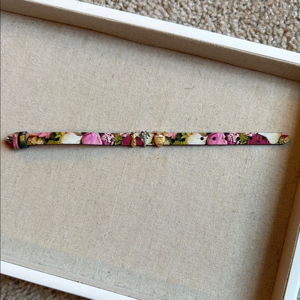 Keep collective charm full bloom bracelet pineapple palm tree pink gold silver